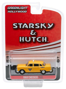 GreenLight *HOLLYWOOD SPECIAL STARSKY & HUTCH* 1968 Checker TAXI CAB NIP!