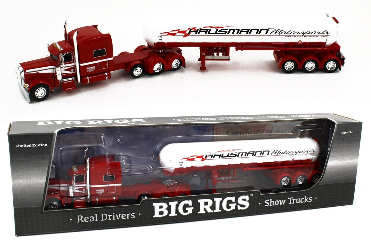 1:64 DCP PETERBILT タンカー 1/64 DCP PETERBILT 389 FLAT TOP W/ BRENNER STAINLESS BANDED