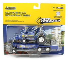 2024 ERTL 1:64 NEW HOLLAND *FAST FORWARD* TRACTOR PULLER* w/PULLING SLED SET