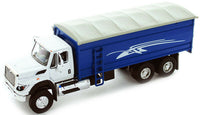 2021 GREENLIGHT 1:64 INTERNATIONAL WORKSTAR *GRAIN TRUCK* White & Blue *NIP*