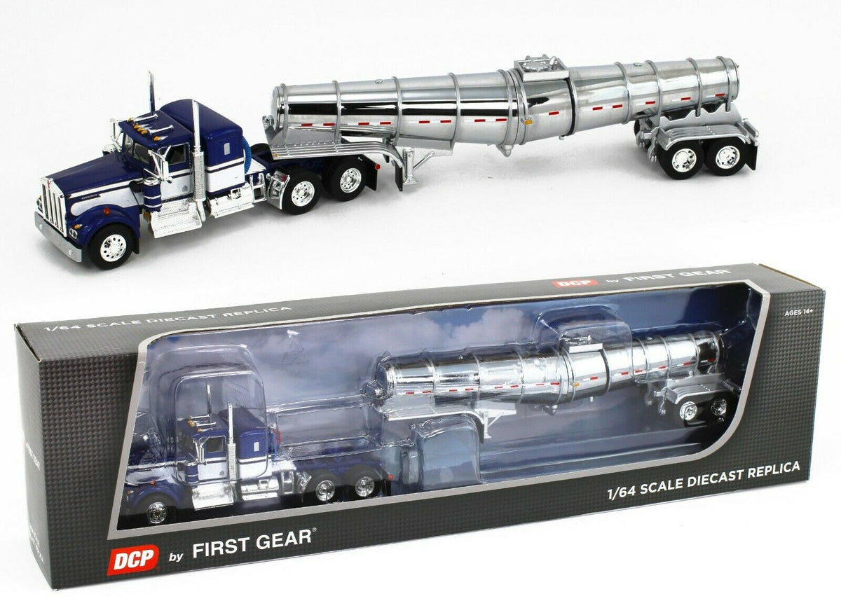 DCP 1:64 BLUE Kenworth W900L & EAST Michigan Series 31' & 20