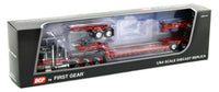 2022 DCP 1:64 *RED BLACK* Peterbilt 389 Tri-Axle w/Magnitude HEAVY HAUL Lowboy