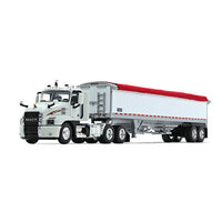 2020 First Gear DCP 1:64 WHITE Mack Anthem Day Cab w/Wilson Grain Trailer *NIB*