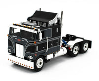 2023 DCP 1:64 *BLACK & GREY* Peterbilt 352 COE 110" w/Rogers Lowboy & Load *NIB*