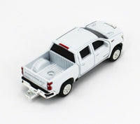 1:64 ERTL *WHITE* 2020 Chevrolet SILVERAD 2500 HD Truck w/GOOSENECK FLATBED NEW!