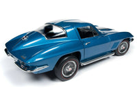 
              2019 1:18 AUTO WORLD AMERICAN MUSCLE *MARINA BLUE* 1967 Chevrolet Corvette NIB!
            