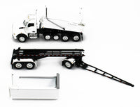 
              2022 DCP 1:64 *WHITE* Kenworth T880 Rogue Dump Truck & Transfer Dump Trailer NIB
            