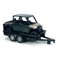 1:20 AMT Big Country *YELLOWSTONE* Rip's POLARIS Ranger ATV & Trailer *NIB*