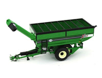 1:64 SpecCast J&M X-Tended Reach X1112 WALKING DUALS Grain Cart Wagon GREEN NIB