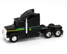 ERTL 1:64 JOHN DEERE *BLACK* Peterbilt Semi Truck *DIECAST* NEW!