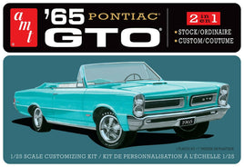 1:25 AMT 1965 Pontiac GTO Convert (2 in 1) Stock Custom Plastic Model Kit *MISB*