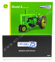 2020 ERTL 1:32 JOHN DEERE *GOLD* Model A Tractor w/Man *75th Anniversary* NIB!