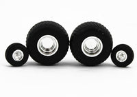 1:64 OEM SpecCast *TRUCK & TRACTOR PULLER PULLING* Chrome Wheel Set of 4! *NEW*