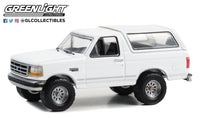 1:64 GreenLight HOBBY EXCLUSIVE Oxford White 1993 Ford Bronco XLT OJ Simpson NIP