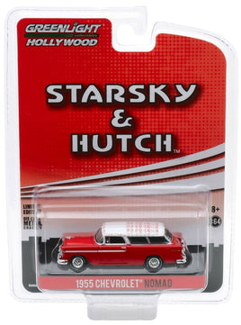 GreenLight *HOLLYWOOD SPECIAL STARSKY & HUTCH* 1955 Chevy Nomad Wagon *RED* NIP!
