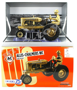2020 ERTL 1:16 *GOLD* ALLIS-CHALMERS WC Tractor w/Man *75th Anniversary* NIB