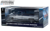 
              1:18 Greenlight *BLUE & SILVER* 1984 GMC K-2500 Sierra Grande Pickup *NIB*
            