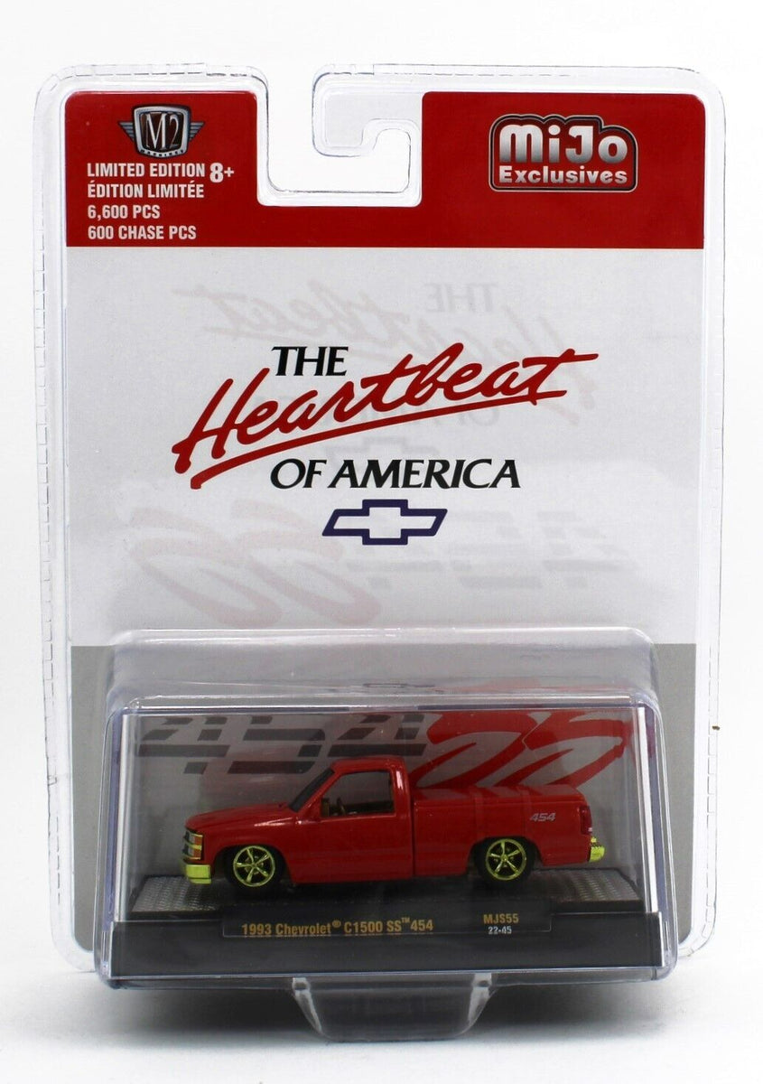 2023 M2 MACHINES 1:64 MiJo *RED CHASE* 1993 Chevrolet C1500 SS 454