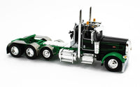 2023 DCP 1:64 *BLACK & GREEN* 389 Peterbilt & ERMC Hydra-Steer BRIDGE BEAM LOAD