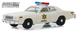 1:64 GreenLight DUKES OF HAZZARD Roscoe P Coltrane Plymouth Sheriff Patrol Car