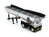 2021 DCP 1:64 YELLOW & BLACK Peterbilt 389 CHROME MAC Spread-Axle End Dump NIB
