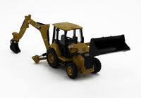 1:64 DIECAST MASTERS *CATERPILLAR CAT* 420XE Backhoe Loader w/Attachments *NIB*