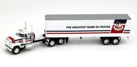 2022 DCP 1:64 *MACK TRUCKS* White Mack Super-Liner w/40' Vintage Trailer NIB