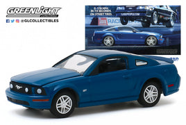 1:64 GreenLight *BFGoodrich Vintage Ad Cars* Blue 2009 Ford Mustang GT *NIP*