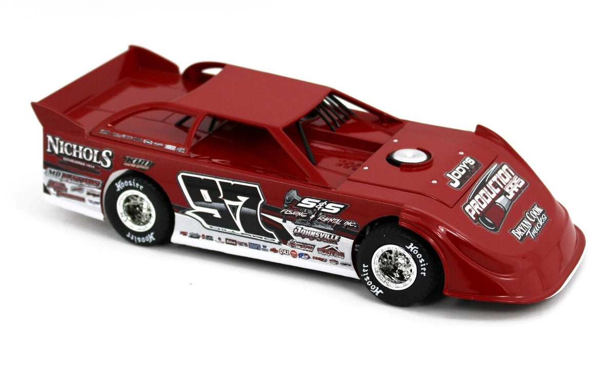 1:24 ADC Dirt Late Model *CADE DILLARD* #97 S&H Fishing & Rentals DW22 ...