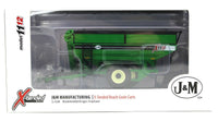 1:64 SpecCast J&M X-Tended Reach X1112 WALKING DUALS Grain Cart Wagon GREEN NIB