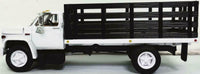 
              NEW 2021 1:64 DCP *WHITE & BLACK* GMC 6500 Tandem-Axle STAKEBED TRUCK  *NIB*
            