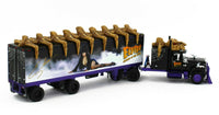 2021 DCP 1:64 *ELVIRA MISTRESS OF THE DARK* MACK Super-Liner Semi Truck *NIB*