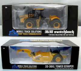 SPECCAST *MOBILE TRACK SOLUTIONS 3630 Switchback Tractor & 33-38XL Scraper MTS