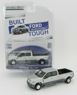 1:64 GreenLight *ANNIVERSARY COLLECTION* Silver 2019 Ford F350 Dually Pickup NIP