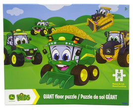 John Deere Kids *GIANT 3'x2' FLOOR PUZZLE* Combine & Tractor BRAND NEW IN BOX