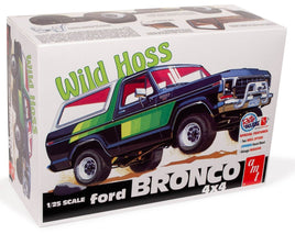 1:25 AMT *WILD HOSS* 1978 Ford Bronco 4x4 *PLASTIC MODEL KIT* NIB