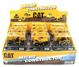 MICRO SIZED = DIECAST MASTERS *CATERPILLAR CAT* 18-Piece Equipment Set *NIP*