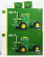 2022 ERTL 1:16 & 1:64 JOHN DEERE WA-14 & WA-17 Wagner Tractor SET *PRESTIGE* NIB