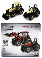 ERTL 2023 FARM SHOW ED 1:64 CASE IH *FARMALL* 115a w/Loader & 105A *GOLD CHASE*