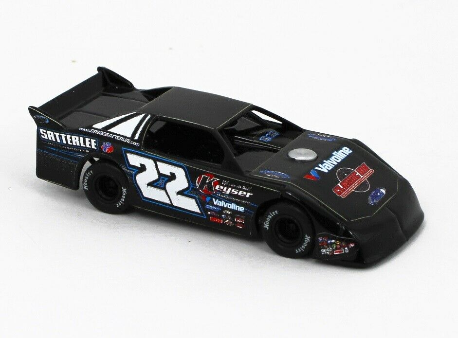 1:64 ADC Dirt Late Model *GREG SATTERLEE* #22 Valvoline 2018 Car