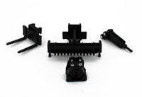 1:64 DIECAST MASTERS *CATERPILLAR CAT* 420XE Backhoe Loader w/Attachments *NIB*