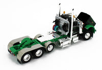 2023 DCP 1:64 *BLACK & GREEN* 389 Peterbilt & ERMC Hydra-Steer BRIDGE BEAM LOAD