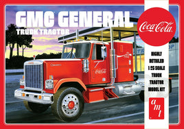 1:25 AMT GMC GENERAL Semi Truck COCA COLA Plastic Model Kit *NEW SEALED*