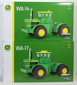 2022 ERTL 1:16 ONLY JOHN DEERE WA-14 & WA-17 Wagner Tractor SET *PRESTIGE* NIB