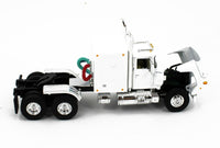 
              DCP 1:64 *MACK R MODEL* Red Black White Semi Truck Flattop Sleeper 3pc TRIO NIB
            