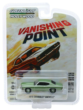 1:64 GreenLight *HOLLYWOOD R25* VANISHING POINT Green 1970 Chevy Chevelle NIP!