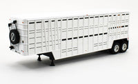 2023 TOP SHELF REPLICAS 1:64 *WHITE* Vintage Wilson Livestock Trailer *NIB*