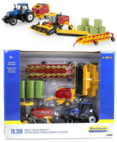 2022 ERTL 1:64 New Holland HAYING SET Speedrower 220+ T8.350 Baler & Rake NIB