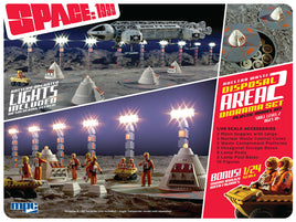 MPC *SPACE: 1999* Nuclear Waste Disposal Area Set w/Moon Buggy Model Kit *MISB*