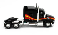 2023 DCP 1:64 *BLACK & RED* Peterbilt 579 & Utility 53' ROLL TARP TRAILER NIB